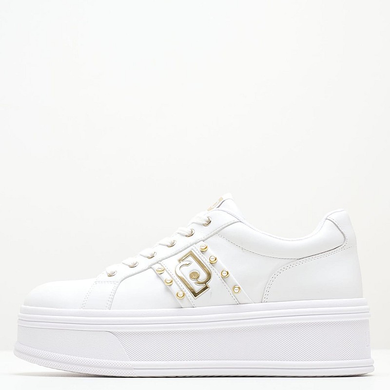 Women Casual Shoes Selma.04 White Leather Liu Jo