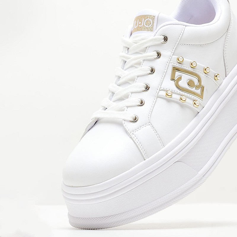 Women Casual Shoes Selma.04 White Leather Liu Jo