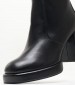 Women Boots 2Bea200 Black Leather Dei Colli