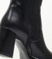 Women Boots 2Bea200 Black Leather Dei Colli