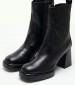 Women Boots 2Bea200 Black Leather Dei Colli