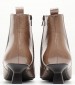Women Boots Elba14 Taupe Patent Leather Desiree