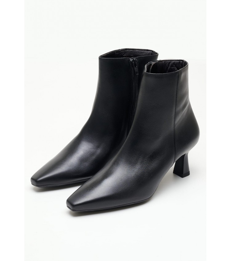 Women Boots Elby3 Black Leather Desiree