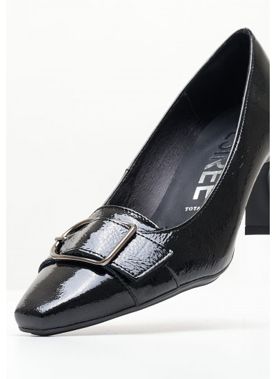 Women Pumps & Peeptoes Low Elby6 Black Patent Leather Desiree