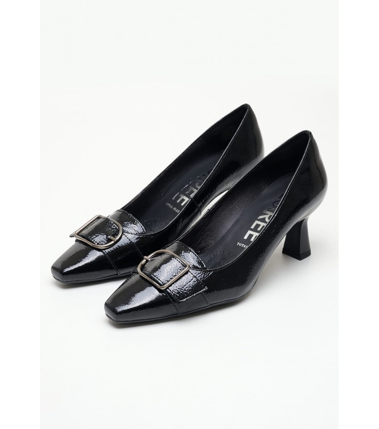 Women Pumps & Peeptoes Low Elby6 Black Patent Leather Desiree