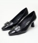 Women Pumps & Peeptoes Low Elby6 Black Patent Leather Desiree