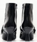Women Boots Elby7 Black Patent Leather Desiree
