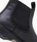 Men Boots Charlie.Crazyhorse Black Leather Lumberjack