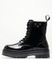 Γυναικεία Μποτάκια Elyse.Komb Μαύρο ECOleather Lumberjack