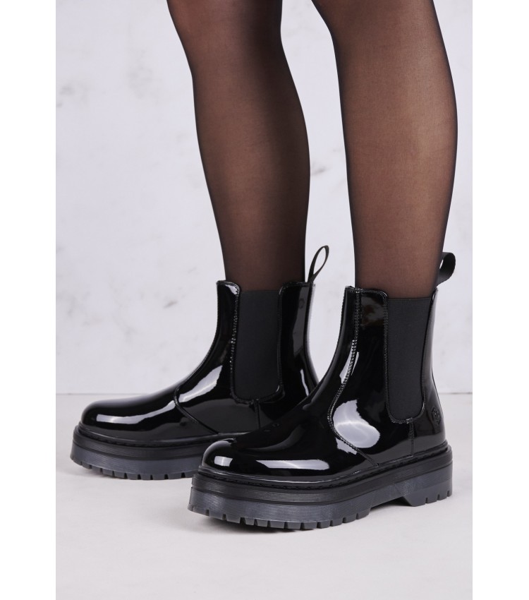 Women Boots Elyse.L Black ECOleather Lumberjack