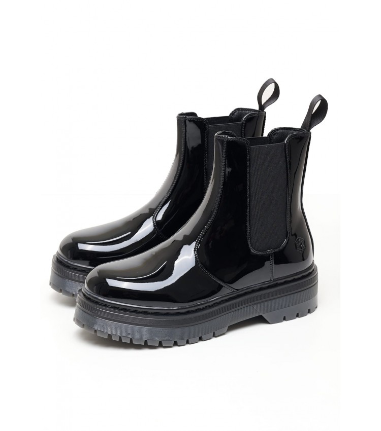 Women Boots Elyse.L Black ECOleather Lumberjack