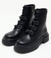 Women Boots Fortune.Kombat Black ECOleather Lumberjack