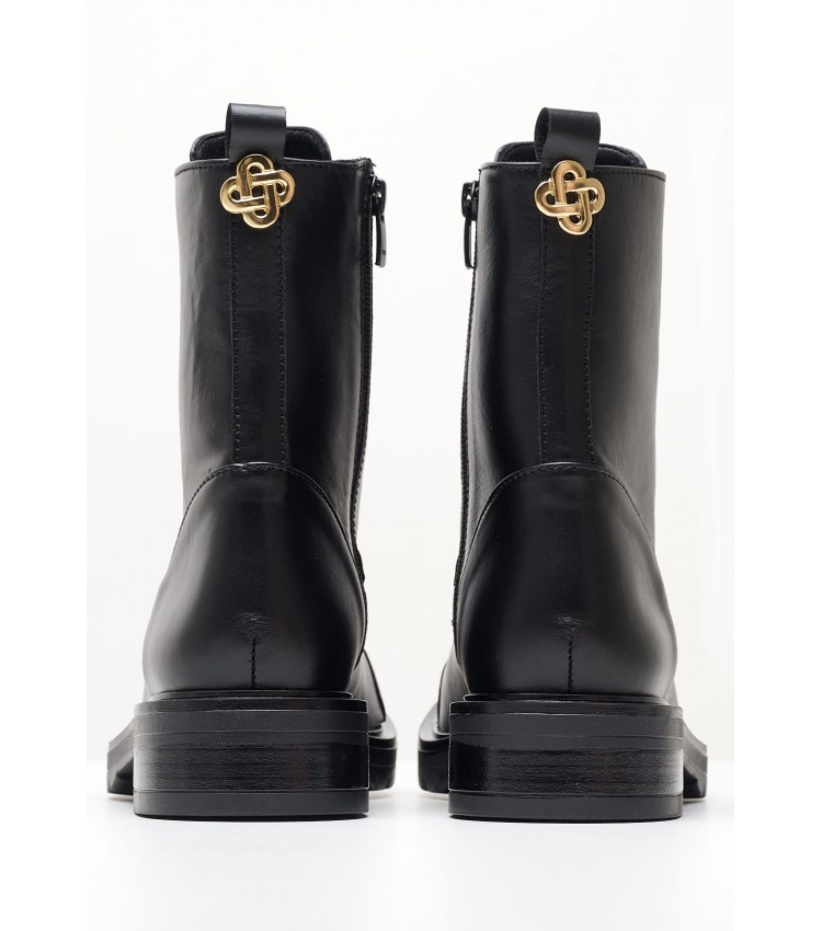 Women Boots 12.515 Black Leather MAKIS KOTRIS