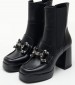 Women Boots 18.047 Black Leather MAKIS KOTRIS