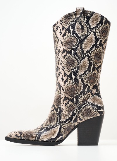 Γυναικεία Flats K4.135 Μαύρο Δέρμα Makis Kotris