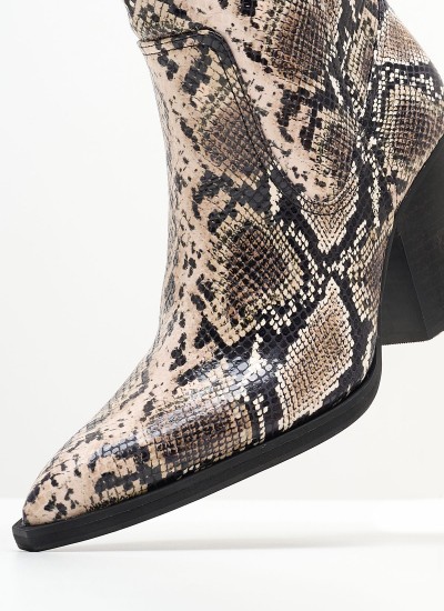 Γυναικεία Flats K4.135 Μαύρο Δέρμα Makis Kotris