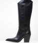 Women Boots 19.030 Black Leather MAKIS KOTRIS