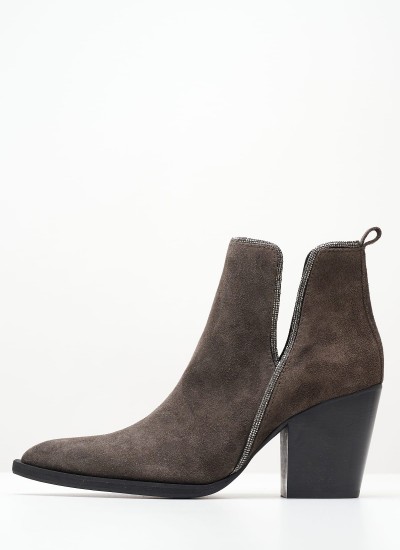 Γυναικεία Flats K4.135 Μαύρο Δέρμα Makis Kotris