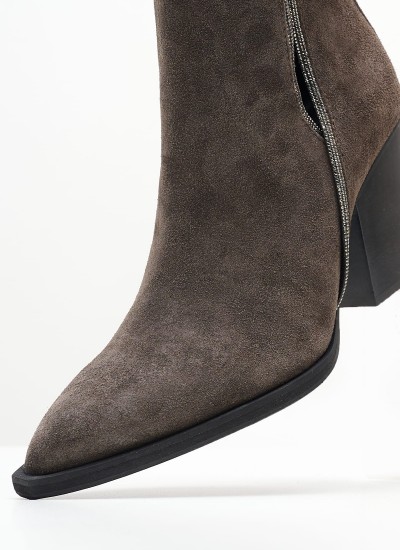 Γυναικεία Flats K4.135 Μαύρο Δέρμα Makis Kotris