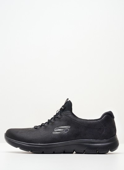 Γυναικεία Παπούτσια Casual 12606 Μπορντό Ύφασμα Skechers