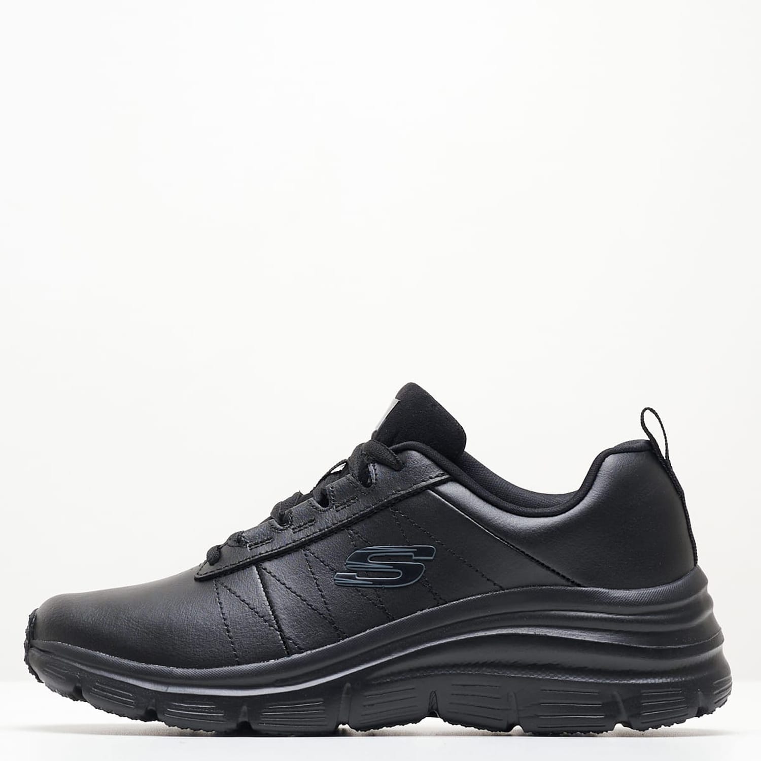 Γυναικεία Παπούτσια Casual 149473 Μαύρο Δέρμα Skechers