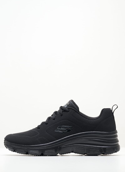 Γυναικεία Παπούτσια Casual 149748 Μαύρο ECOleather Skechers