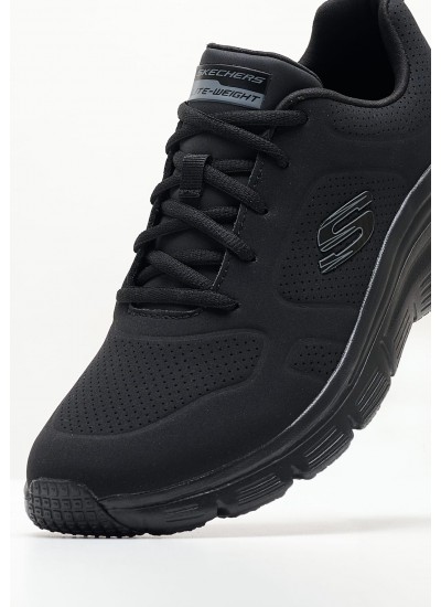 Γυναικεία Παπούτσια Casual 149748 Μαύρο ECOleather Skechers