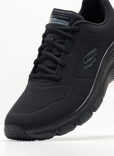 Γυναικεία Παπούτσια Casual 149748 Μαύρο ECOleather Skechers