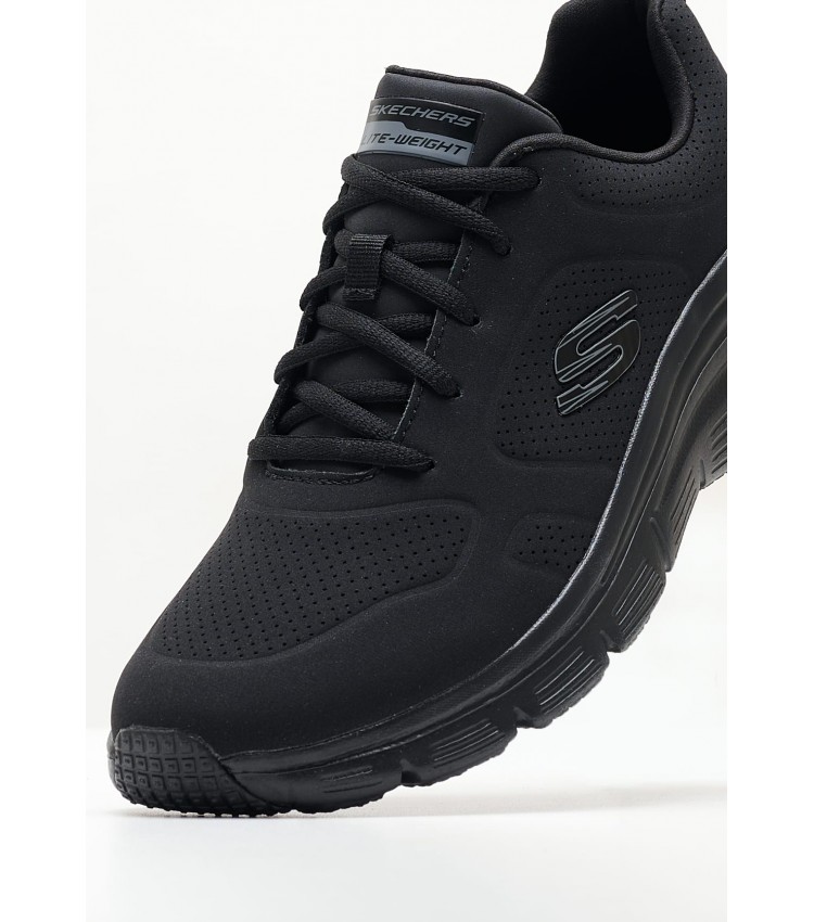 Γυναικεία Παπούτσια Casual 149748 Μαύρο ECOleather Skechers