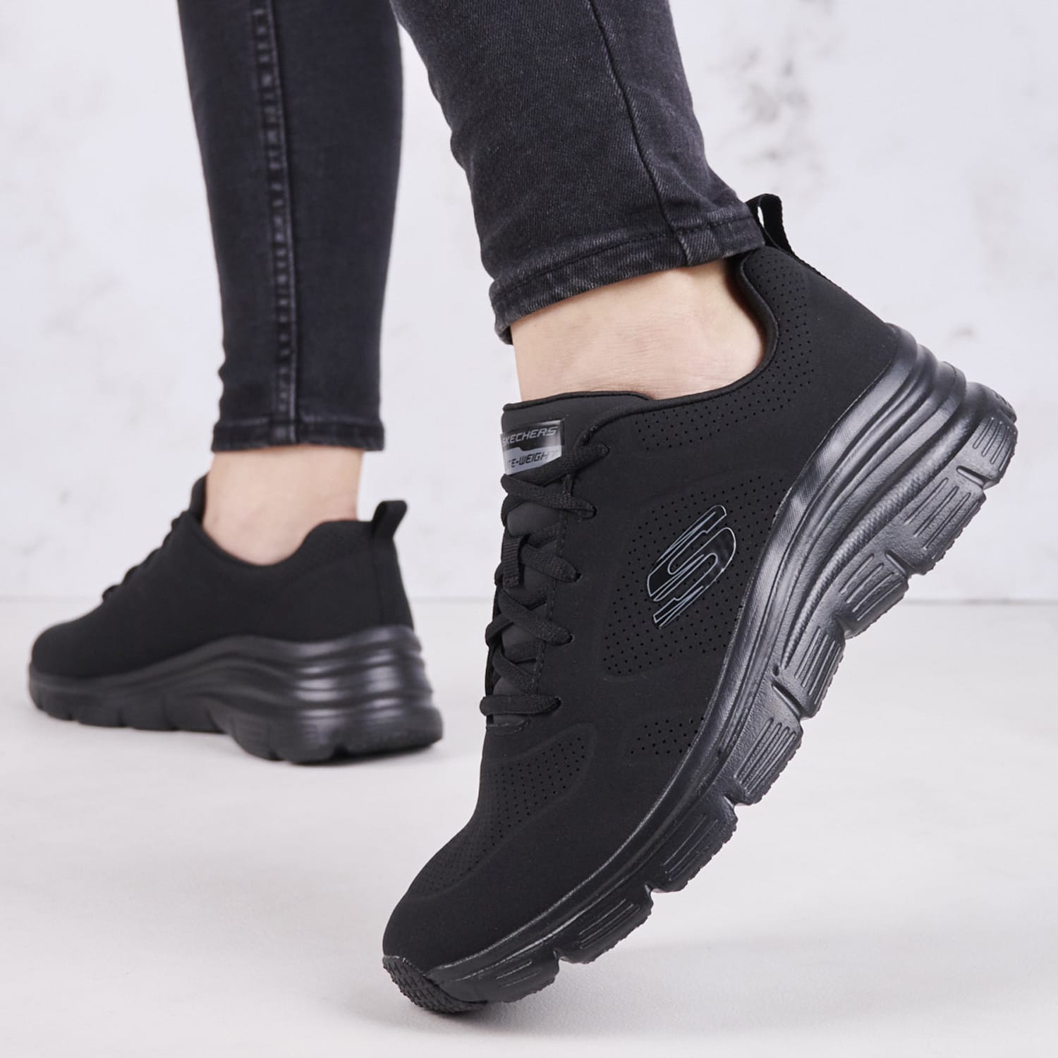 Γυναικεία Παπούτσια Casual 149748 Μαύρο ECOleather Skechers Γυναικεία Παπούτσια Casual 149748 Μαύρο ECOleather Skechers