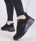 Women Casual Shoes 149748 Black ECOleather Skechers