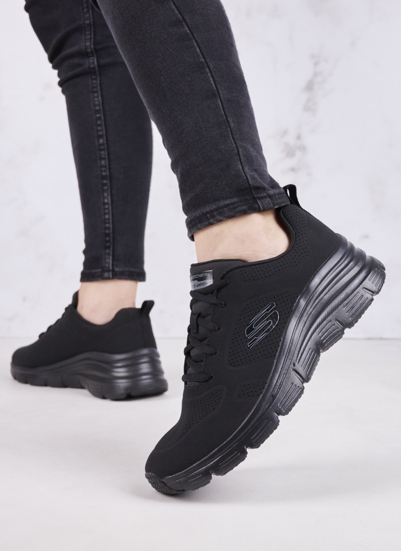 Women Casual Shoes 149748 Black ECOleather