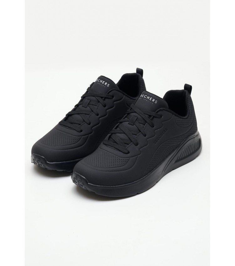 Γυναικεία Παπούτσια Casual 177288 Μαύρο ECOleather Skechers