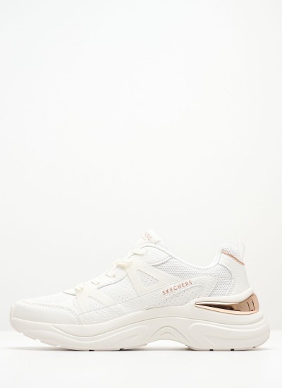 Γυναικεία Παπούτσια Casual 12606 Μπορντό Ύφασμα Skechers