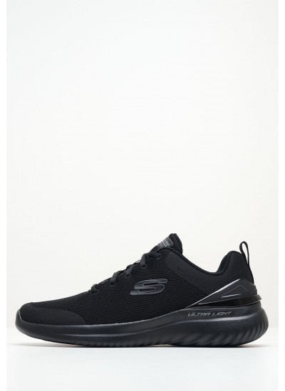 Men Casual Shoes 232670 Black Fabric Skechers