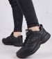 Γυναικεία Παπούτσια Casual 77200 Μαύρο ECOleather Skechers