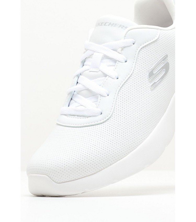 Γυναικεία Παπούτσια Casual 88888368 Άσπρο ECOleather Skechers