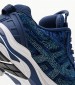 Women Casual Shoes Race.Strass Blue Fabric Ash