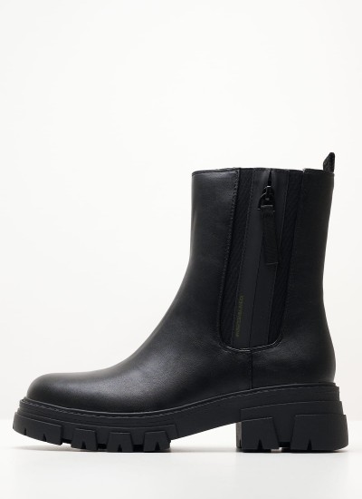 Γυναικεία Μποτάκια Keira24 Μαύρο ECOleather Mexx