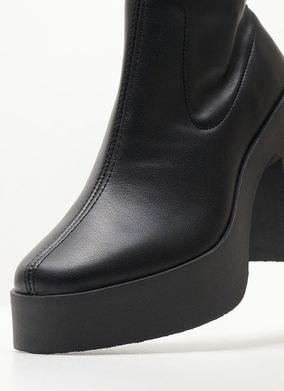 Women Boots Kirez Black ECOleather Mexx