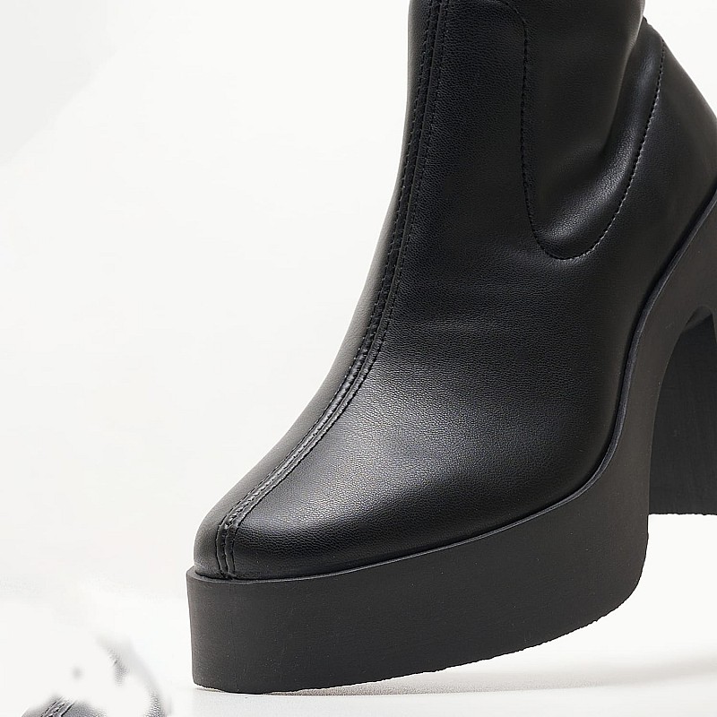 Women Boots Kirez Black ECOleather Mexx
