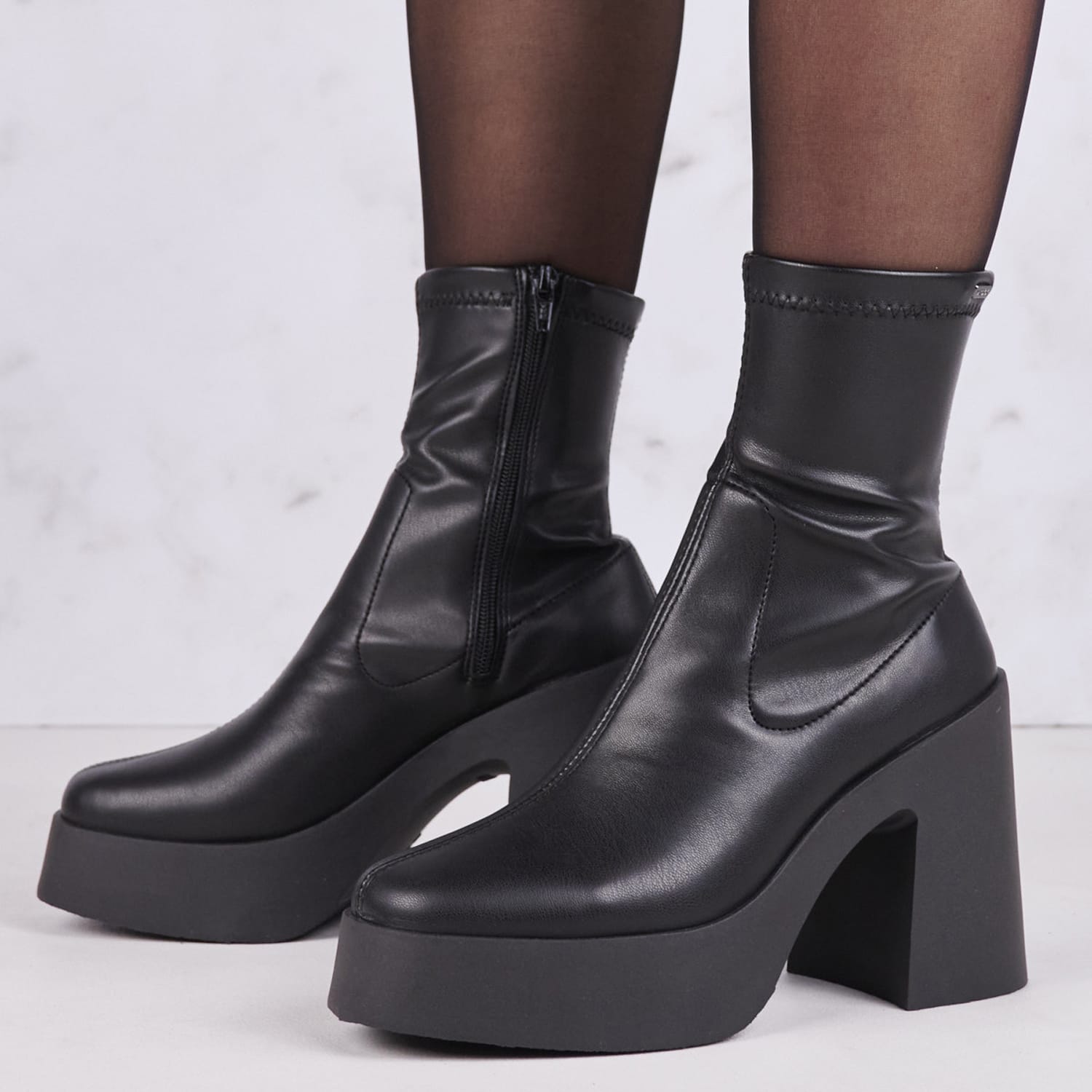 Γυναικεία Μποτάκια Kirez Μαύρο ECOleather Mexx Γυναικεία Μποτάκια Kirez Μαύρο ECOleather Mexx
