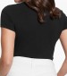 Women T-Shirts - Tops Allover.4G Black Cotton Guess