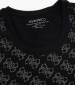 Women T-Shirts - Tops Allover.4G Black Cotton Guess