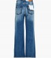 Women Trousers Ankle.Wide Blue Cotton Guess