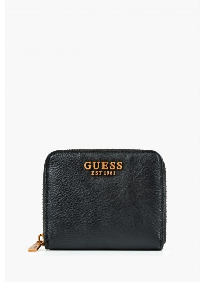 Women Wallets Arja.Sm Black ECOleather Guess