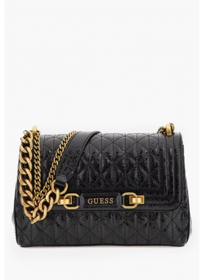 Γυναικείες Τσάντες Aveta.Con Μαύρο ECOleather Guess