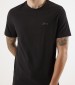 Men T-Shirts Basic.Pima Black Cotton Guess