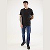 Ανδρικές Μπλούζες Basic.Pima Μαύρο Βαμβάκι Guess