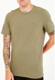 Ανδρικές Μπλούζες Basic.Pima Λαδί Βαμβάκι Guess